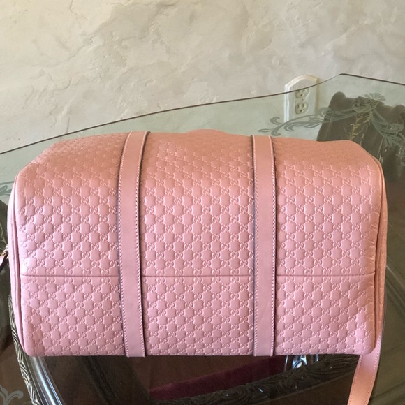 New Gucci embossed Signature Boston handbag - Picture 5 of 7